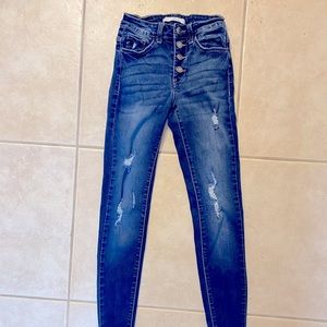 KanCan Distressed Skinny Jeans